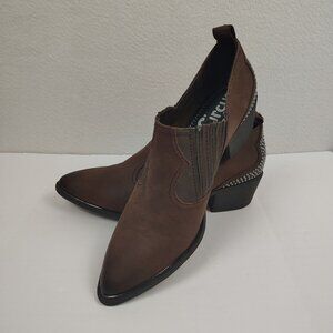 Circus by Sam Edelman Halton Western Booties Womens 8.5 Leather Boot